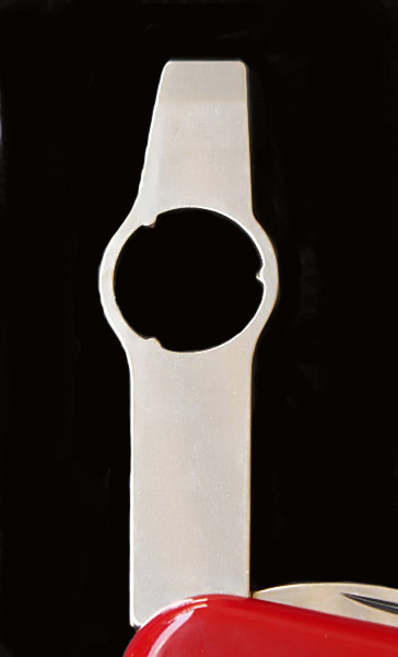 A Cleat Wrench found on a Wenger Soccer