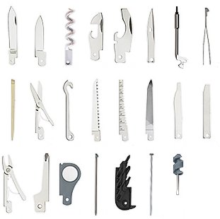 Pictures of some Victorinox Tools Removed from from any knife.