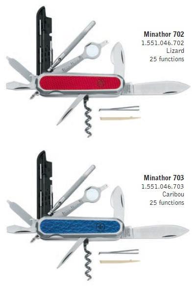 Wenger Minathor 702 and 703 from Wenger 2010 EU Catalog