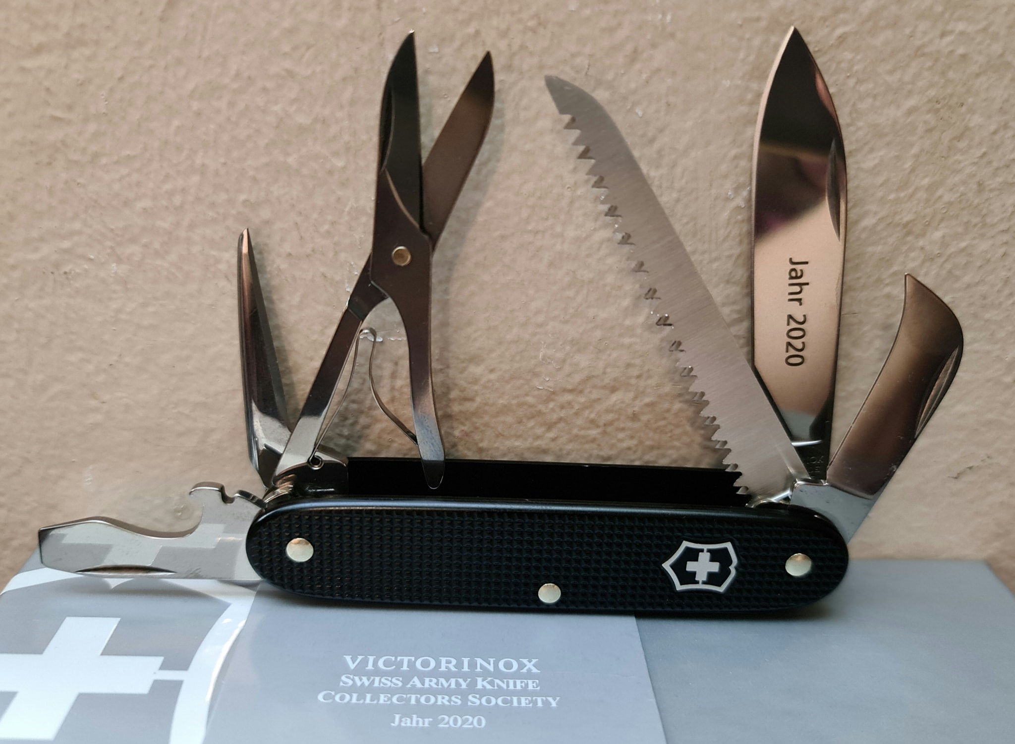 .. or Farmer X with pruning blade or Swiss Army 8 ? ! 
Image courtesy of Ashley Heslop from Facebook