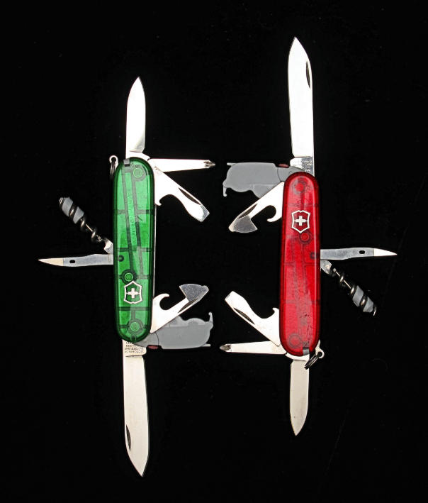 Spartan Lite with Green and Red Translucent Scales