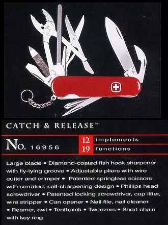 Wenger Catch and Release Catalog Page